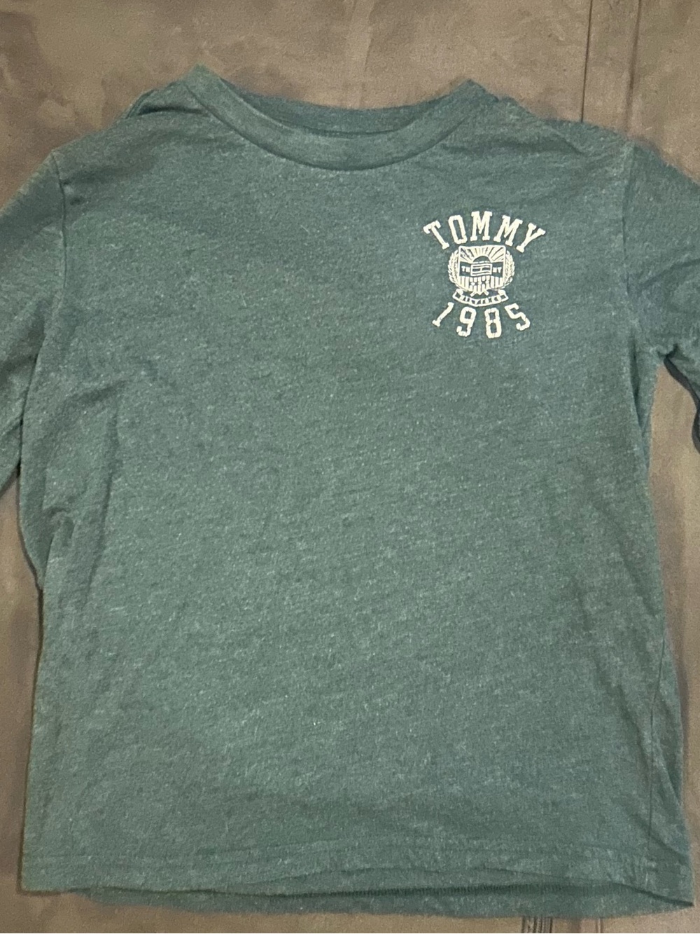 Boys Tommy Hilfiger long sleeve tee size Small (8/10)